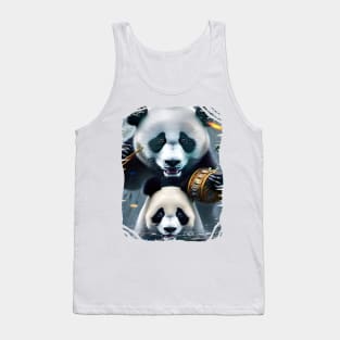 Panda Family Tank Top